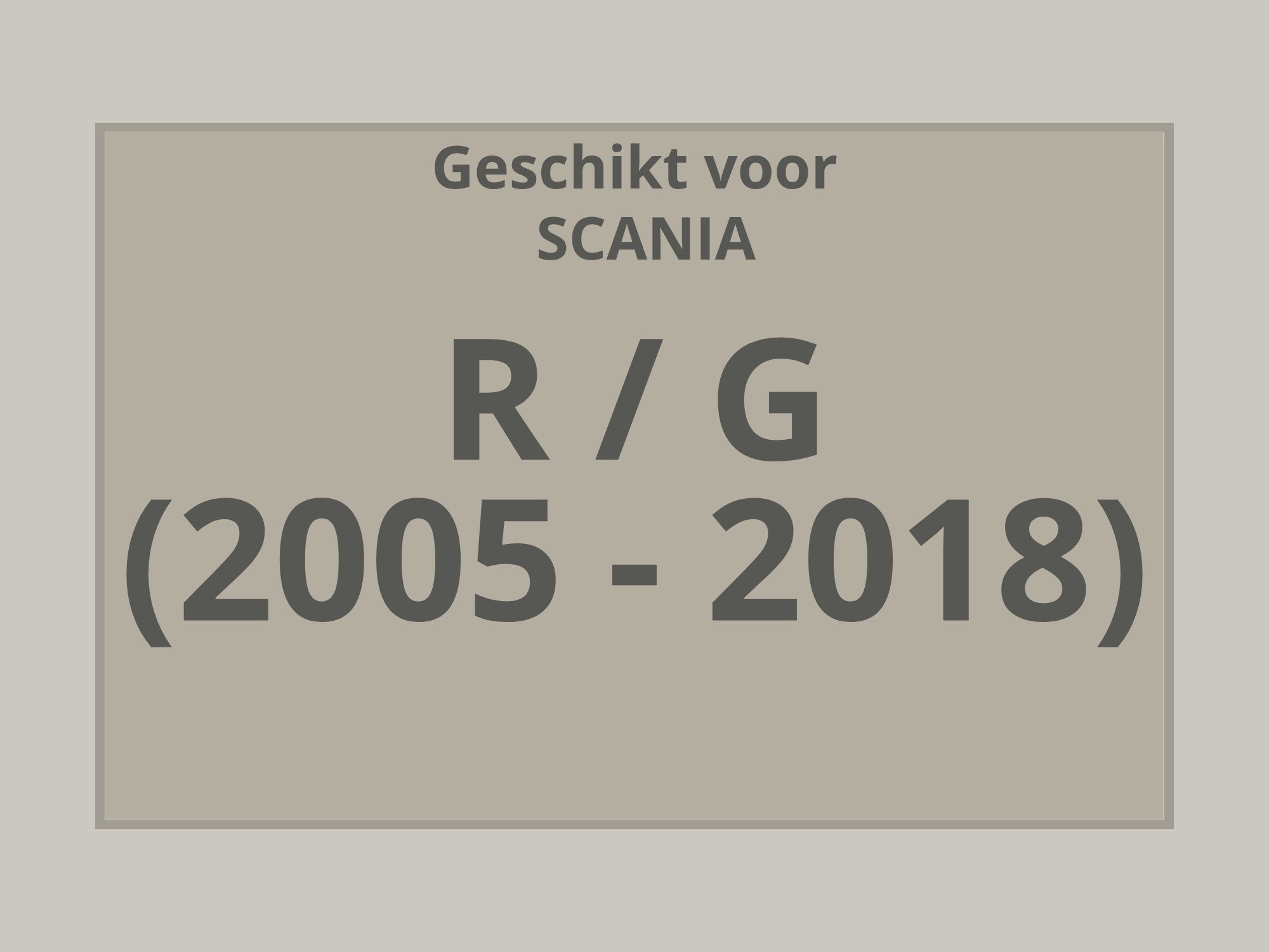 Deurbekleding SCANIA R/G  ( 2005-2018 )