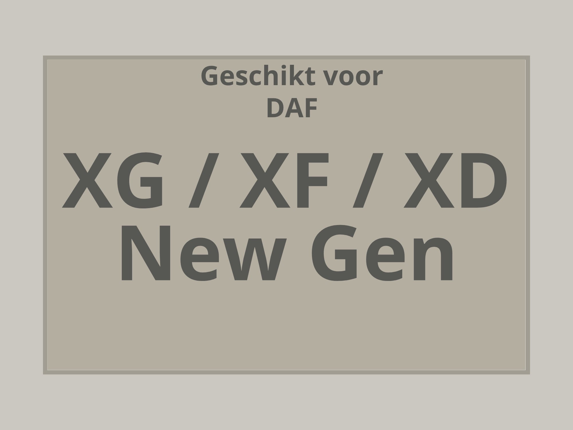 Deurbekleding DAF XG / XF / XD New Gen