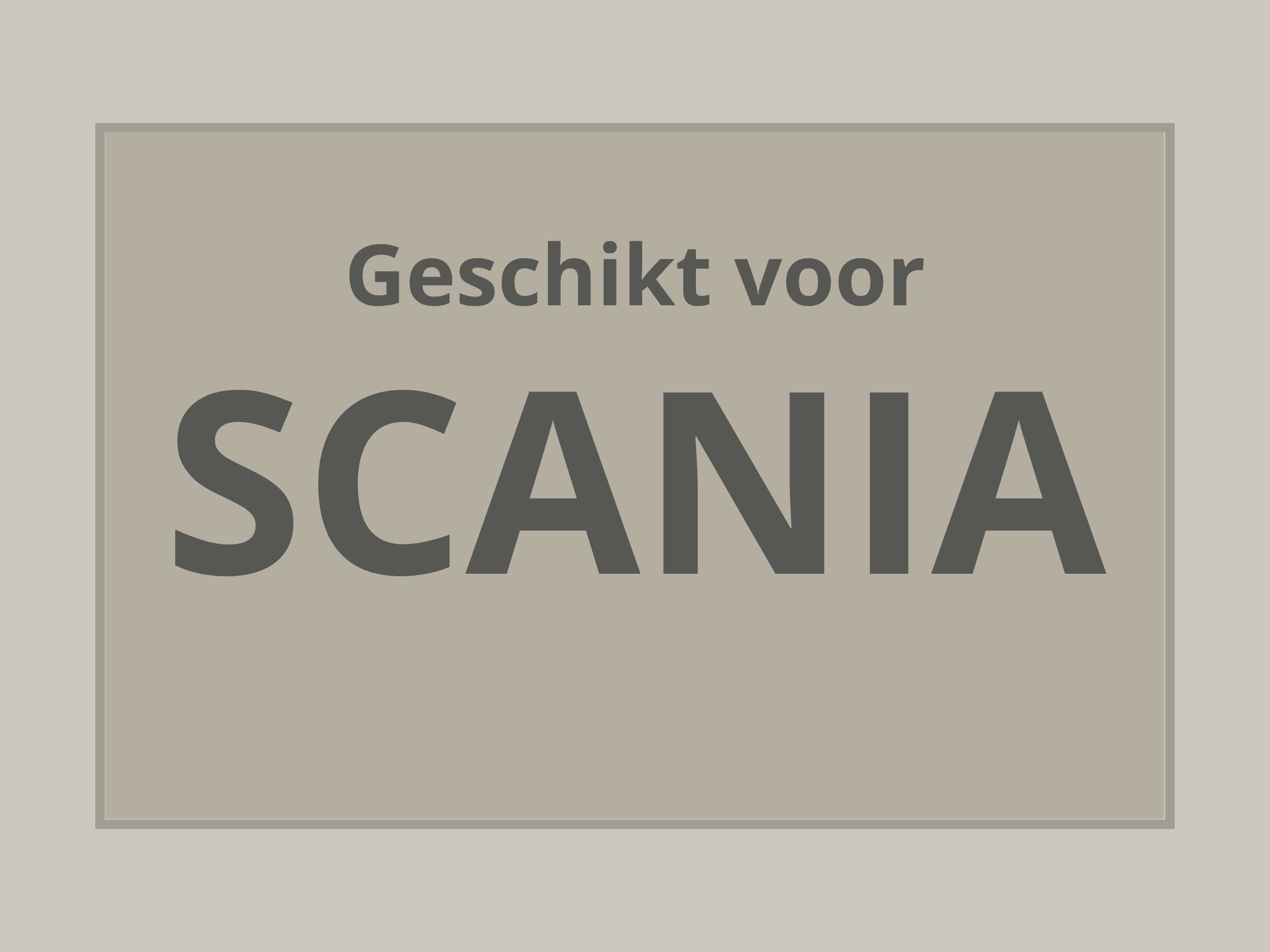 Deurbekleding SCANIA