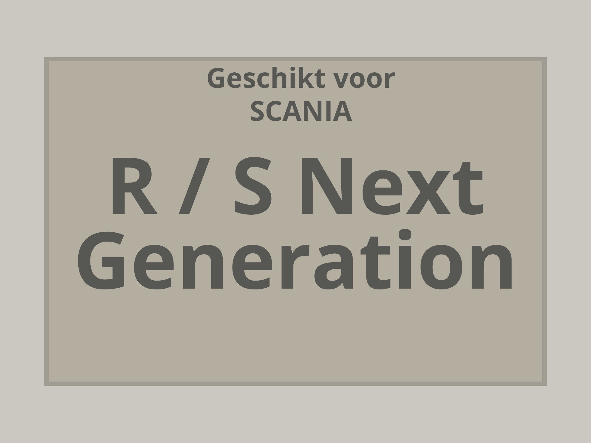 Deurbekleding SCANIA R / S Next generation