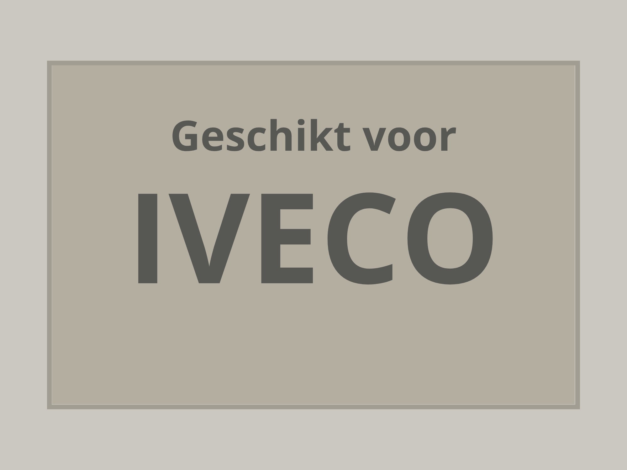 Tunnelhoezen - Geschikt voor IVECO