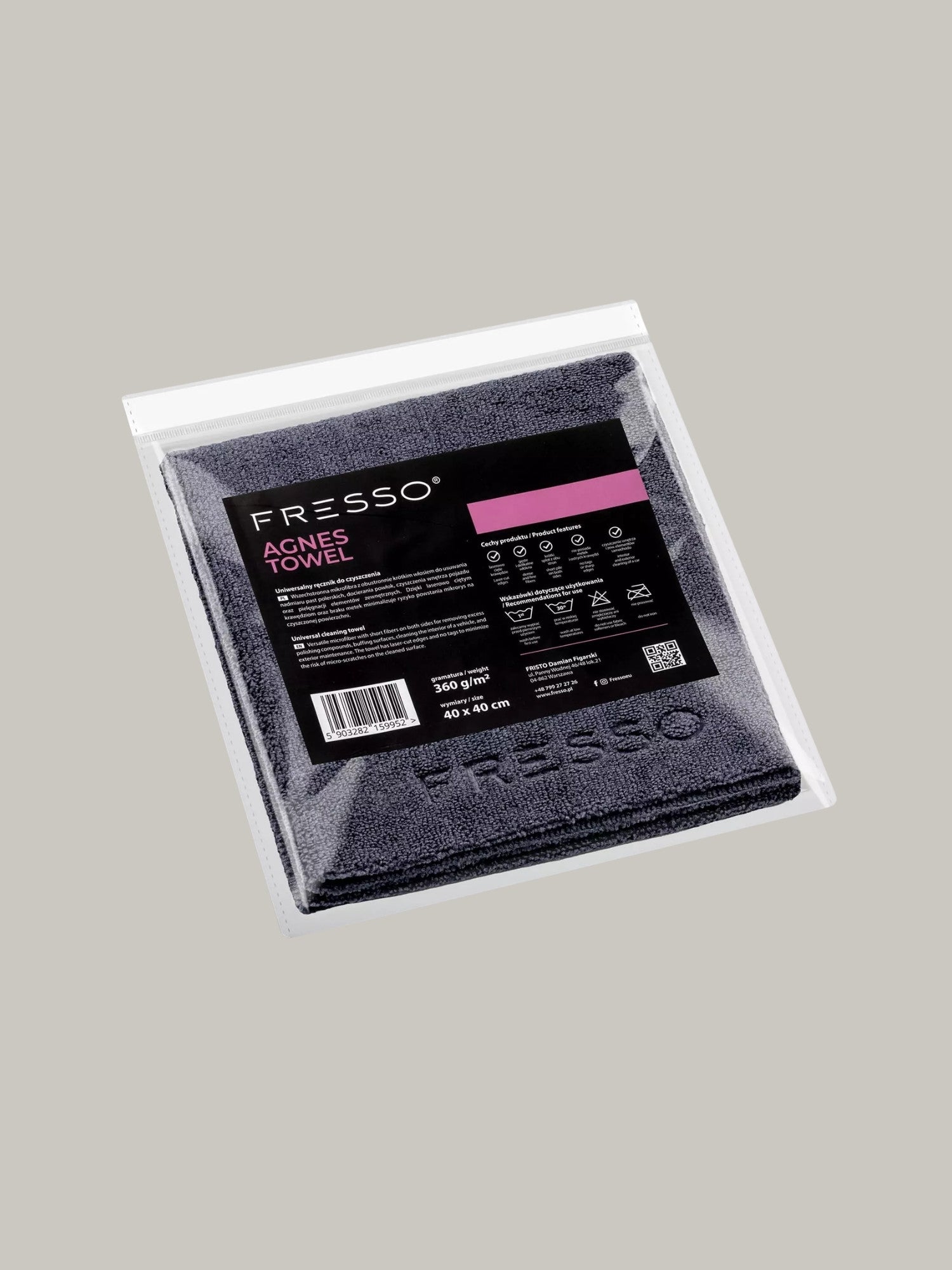FRESSO - Agnes towel microvezeldoek naadloos